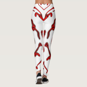 Psychedelic Abstract Leggings – Neon Art Pattern