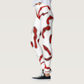 Psychedelic Abstract Leggings – Neon Art Pattern (Links)