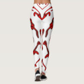 Psychedelic Abstract Leggings – Neon Art Pattern (Rückseite)