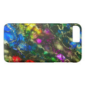 Psychedelic Abstrakt Alcohol Ink Case-Mate iPhone Hülle (Rückseite (Horizontal))