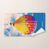 Psychedelic Abstrakt Flying Hot Air Ballon Badhandtuch Set (Handtuch)