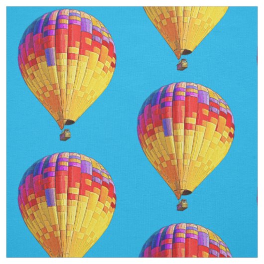 Psychedelic Abstrakt Flying Hot Air Ballon Stoff (Muster)