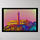 Psychedelic Alcatraz Poster (Vorne)