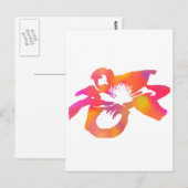Psychedelic Anemone Postkarte (Vorne/Hinten)