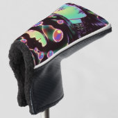 Psychedelic Anime Girl Golf Headcover (3/4 Vorderseite)