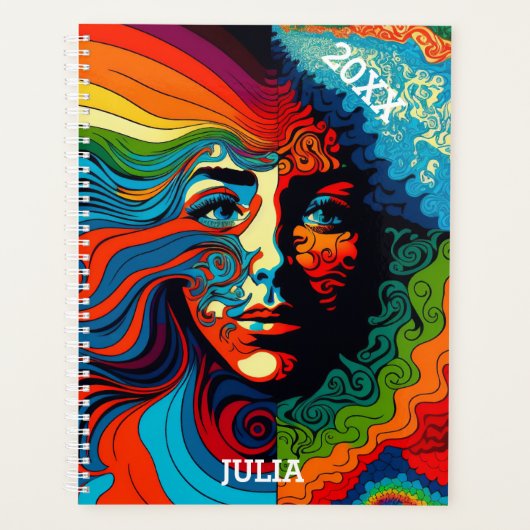 Psychedelic Art Planner Planer (Vorderseite)