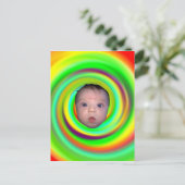 Psychedelic Baby Postkarte (Stehend Vorderseite)