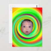 Psychedelic Baby Postkarte (Vorne/Hinten)