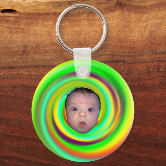 Psychedelic Baby Schlüsselanhänger (Vorderseite)