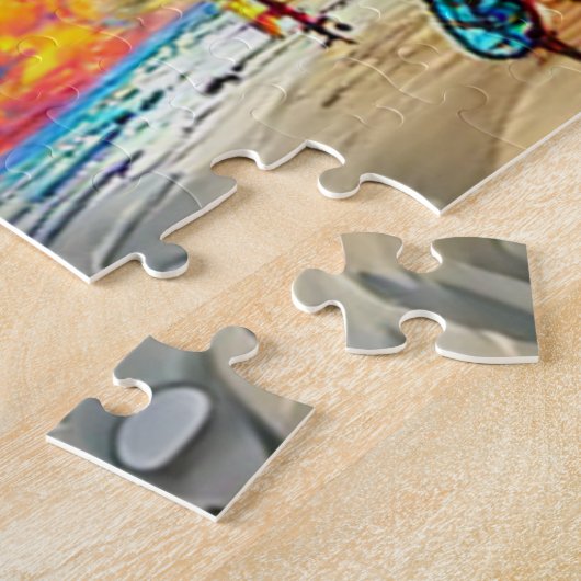 Psychedelic Balloons Willkommen Zuhause Jigsaw Puz Puzzle (Seite)