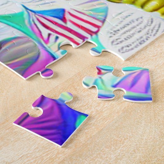 Psychedelic Balloons Willkommen Zuhause Jigsaw Puz Puzzle (Seite)