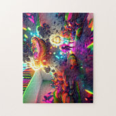 Psychedelic Balloons Willkommen Zuhause Jigsaw Puz Puzzle (Vertikal)