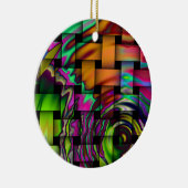 Psychedelic Basket Weave Ornament (Rechts)