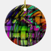 Psychedelic Basket Weave Ornament (Hinten)