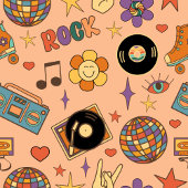 Psychedelic Bath Towel 60s Groovy Color Splash Badhandtuch Set