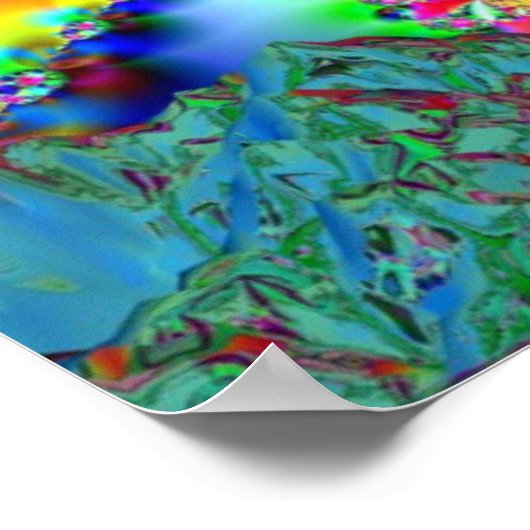 Psychedelic Bay - Poster (Ecke)