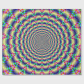 Psychedelic Beat Geschenkpapier (Flach)