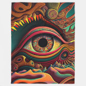 Psychedelic Blanket Fleecedecke (Vorderseite)