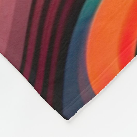 Psychedelic Blanket Fleecedecke (Ecke)