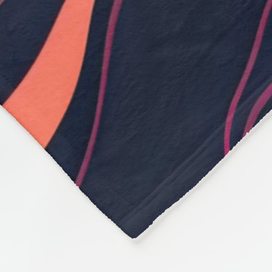 Psychedelic Blanket Fleecedecke (Ecke)