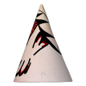 Psychedelic Bloodshot Vision Partyhütchen (Rechts)