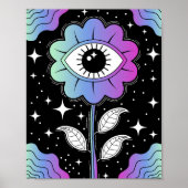 Psychedelic Bloom Poster (Vorne)