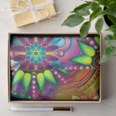 Psychedelic Blume Seidenpapier (Geschenk)
