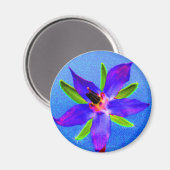 Psychedelic Borage Magnet (Vorderseite/Rückseite)