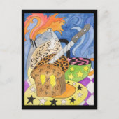 Psychedelic Brunch Postcard Postkarte (Vorderseite)