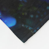 Psychedelic Bubble Burst Abstrakt Daisies Fleecedecke (Ecke)