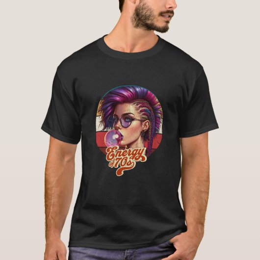 Psychedelic Bubblegum Vibes T-Shirt (Vorderseite)