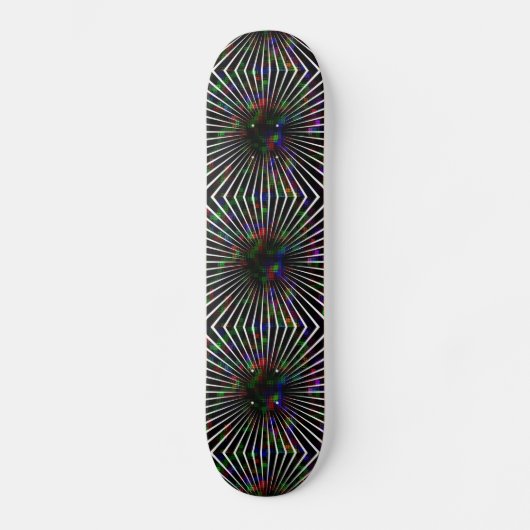 Psychedelic Burst Skateboard-Design 1 Skateboard (Vorderseite)