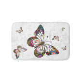 Psychedelic Butterfly Badematte (Vorderseite)