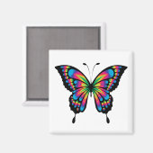 Psychedelic Butterfly Magnet (Vorderseite/Rückseite)