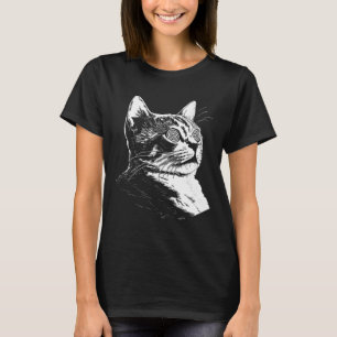 Psychedelic Cat Festival Edm Trippy Illusion Kitty T-Shirt