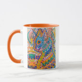 Psychedelic Cat, Louis Wain マグカップ Tasse (Links)