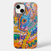 Psychedelic Cat, Louis Wain Case-Mate iPhone Case (Rückseite)