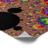 Psychedelic Chaos Poster (Ecke)