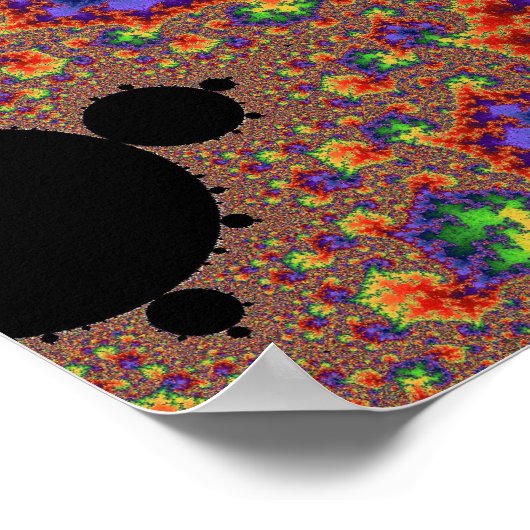 Psychedelic Chaos Poster (Ecke)