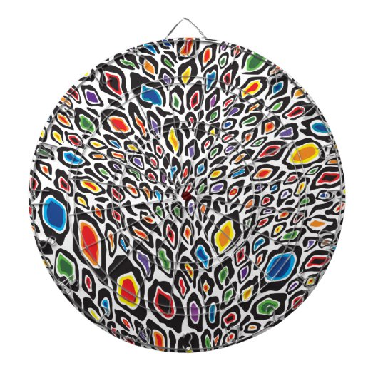 Psychedelic Cheetah Dartscheibe (vorne)