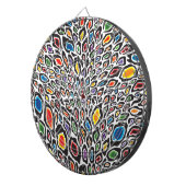 Psychedelic Cheetah Dartscheibe (Vorderseite rechts)