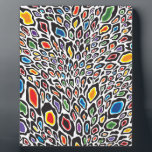 Psychedelic Cheetah Fotoplatte<br><div class="desc">psychedelisches Gepardmuster</div>