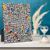 Psychedelic Cheetah Fotoplatte (Seite)