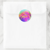 Psychedelic Circle Sticker (Tasche)