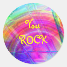 Psychedelic Circle Sticker