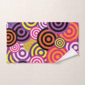 Psychedelic Circles Badehandtuch Set (Handtuch)