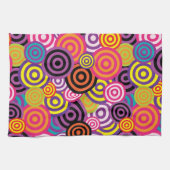 Psychedelic Circles Küchentuch (Horizontal)