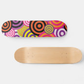Psychedelic Circles Skateboard (Horizontal)
