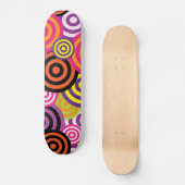 Psychedelic Circles Skateboard (Vorderseite)
