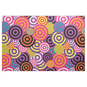 Psychedelic Circles Stoff